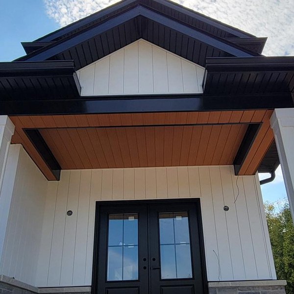 Modern Home Entrance Transformation - York Region